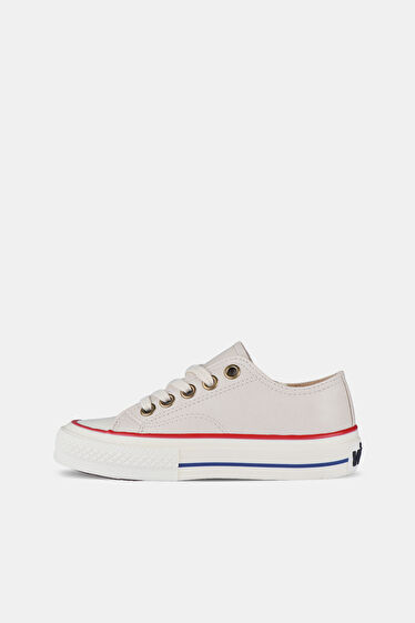 Vicco Navar Basic Unisex Çocuk Bej Sneaker