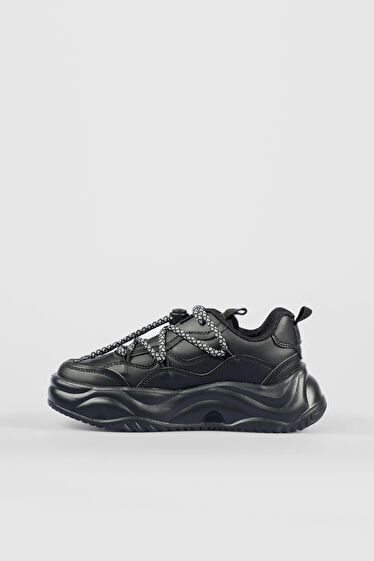 Vicco Dublin Hafif Kız Çocuk Siyah Sneaker