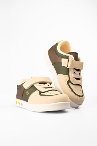 Vicco Sam Işıklı Erkek Okul Öncesi Haki Sneaker