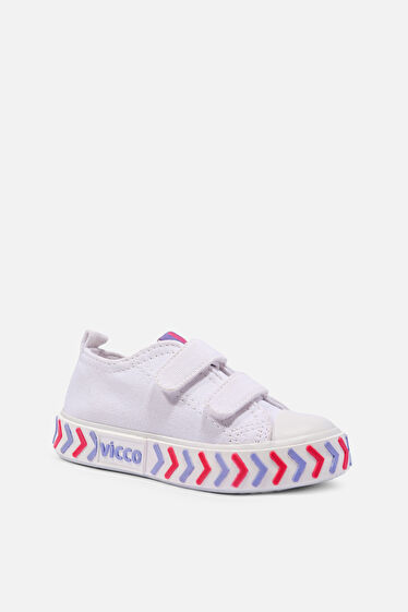 Vicco Timo Basic Kız Bebek Beyaz/Pembe Spor Ayakkabı