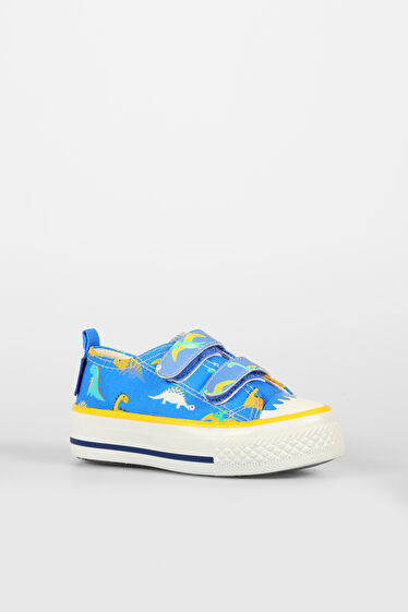 Vicco Done Desenli Erkek Okul Öncesi Saks Mavi Sneaker