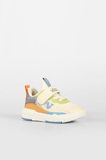 Vicco Daphne Baskılı Unisex Bebek Bej Sneaker