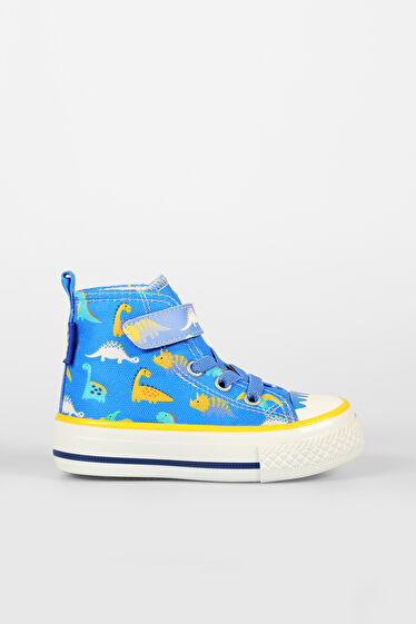 Vicco Ada Desenli Erkek Okul Öncesi Saks Mavi Sneaker