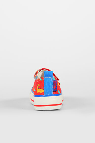 Vicco Done Desenli Unisex Okul Öncesi Kırmızı Sneaker