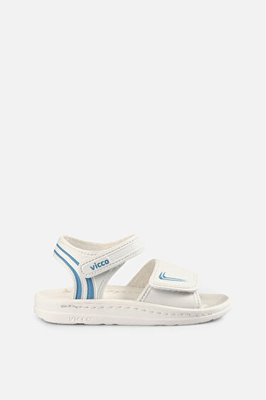 Vicco Dory Basic Unisex Bebek Beyaz Sandalet