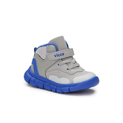 Vicco Nano II Hafif Erkek Bebek Gri/Saks Mavi Günlük Ayakkabı