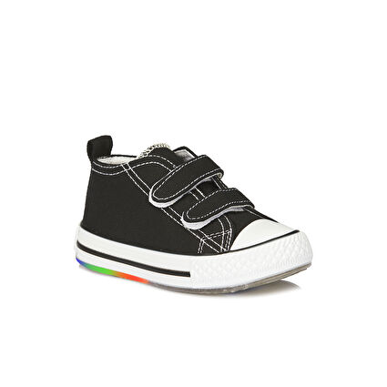 Vicco Pino Işıklı Unisex Bebek Siyah/Beyaz Spor Ayakkabı