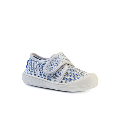 Vicco Toffy Basic Erkek Bebek Beyaz/Saks Mavi Günlük Ayakkabı