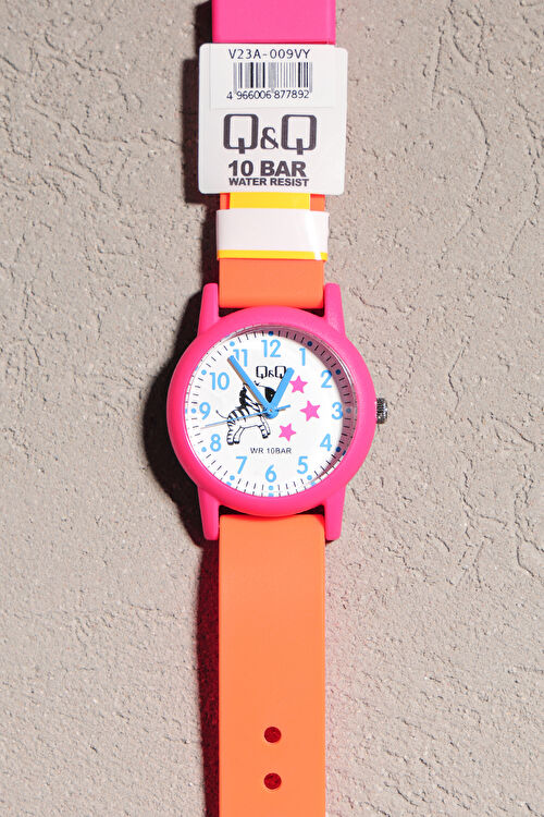 QQ Saat Starry Analog Aksesuar Turuncu Saat V23A-009VY-67 | Vicco
