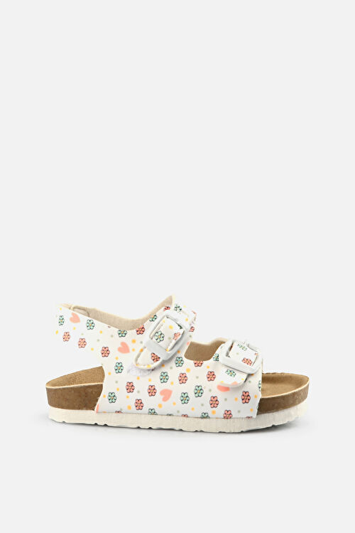 Vicco Last Desenli Kız Okul Öncesi Beyaz Sandalet 321.P20Y.363-11 | Vicco