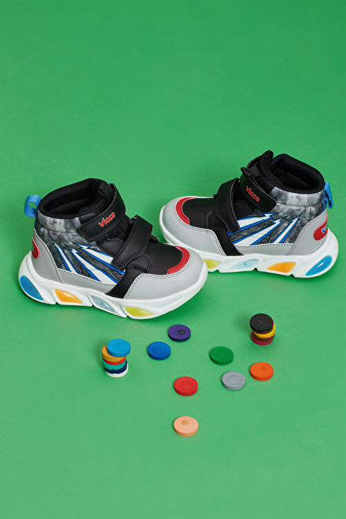 Vicco David Işıklı Okul Öncesi Siyah Bot 946.P25K.420-02 | Vicco