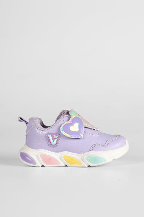 Vicco Lovely Işıklı Kız Bebek Lila Spor Ayakkabı 346.B25K.234-16 | Vicco