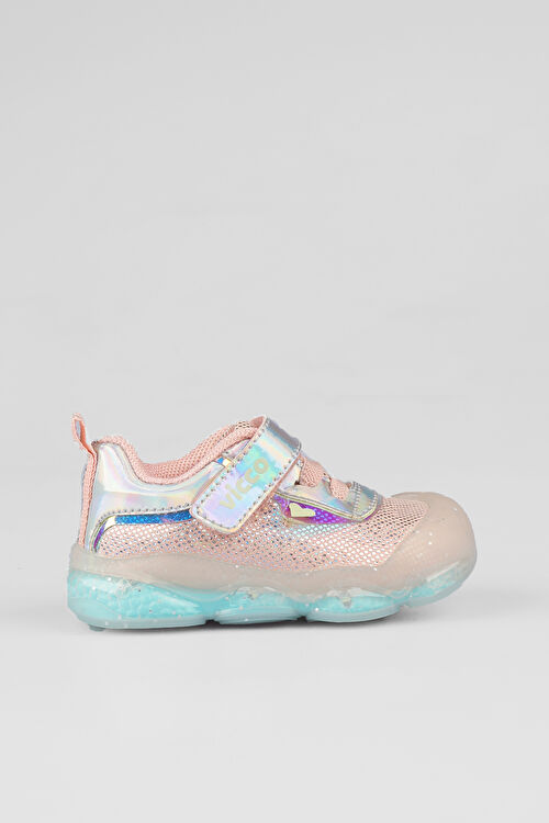 Vicco Pety Işıklı Kız Bebek Pudra Günlük Ayakkabı 346.B25K.259-114 | Vicco