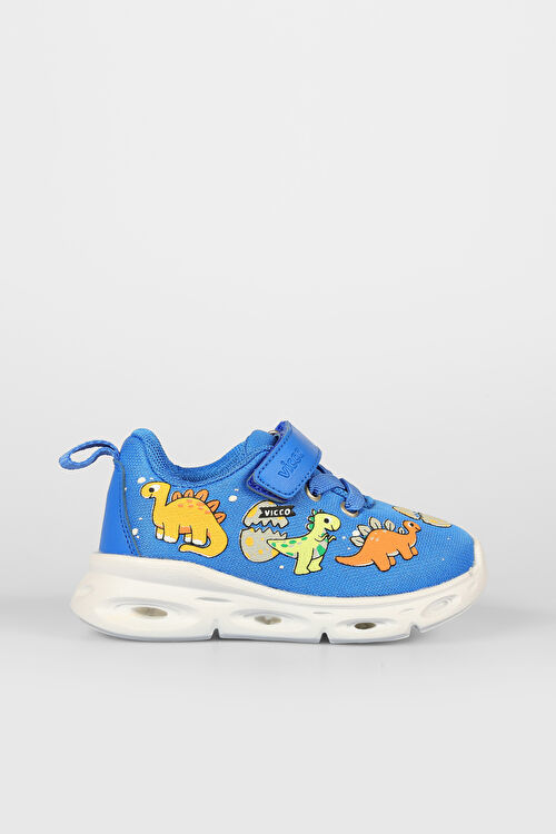 Vicco Dino Işıklı Erkek Okul Öncesi Saks Mavi Spor Ayakkabı 346.P25Y.171-05 | Vicco