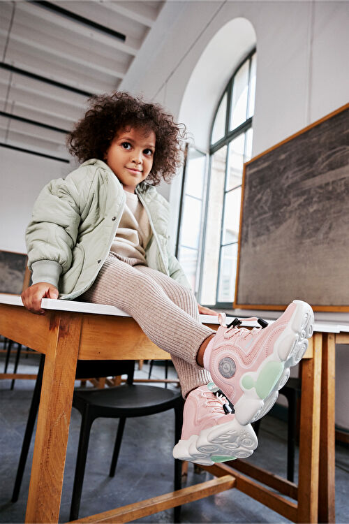 Vicco Vento Işıklı Kız Bebek Pudra Bot 946.B24K.434-114 | Vicco