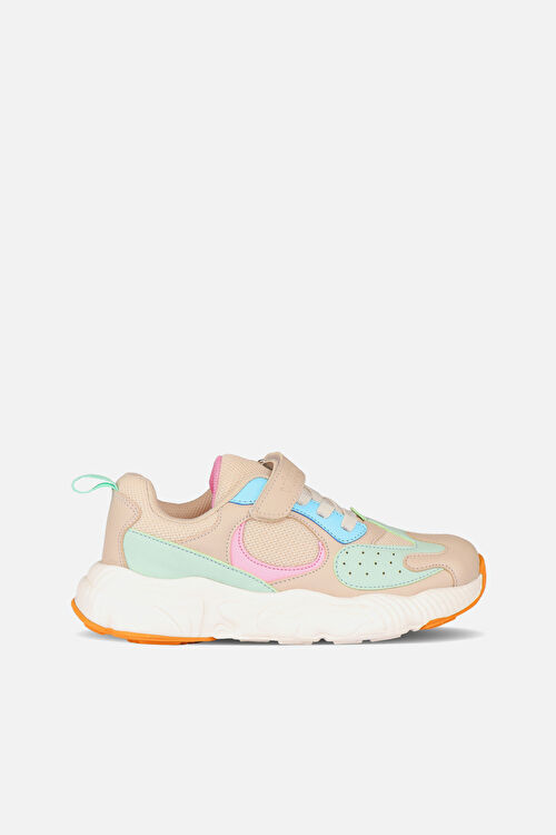 Vicco Niro II Hafif Kız Çocuk Bej Spor Ayakkabı 346.F23K.118-15 | Vicco