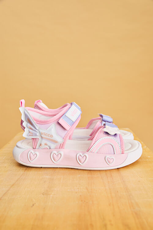 Vicco Label Hafif Kız Çocuk Pudra Sandalet 332.F25Y.178-114 | Vicco
