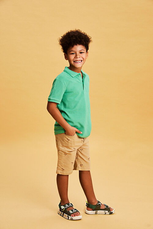 Vicco Tape Hafif Erkek Çocuk Haki Sandalet 332.F25Y.206-19 | Vicco