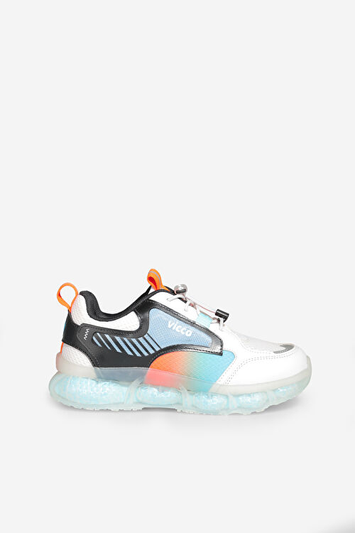 Vicco Corn Basic Erkek Çocuk Beyaz/Siyah Spor Ayakkabı 346.F24Y.131-1102 | Vicco