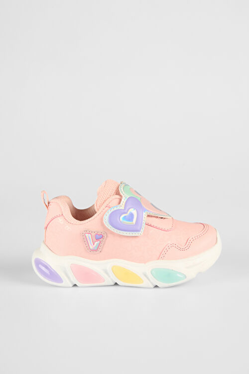 Vicco Lovely Işıklı Kız Bebek Pudra Spor Ayakkabı 346.B25K.234-114 | Vicco