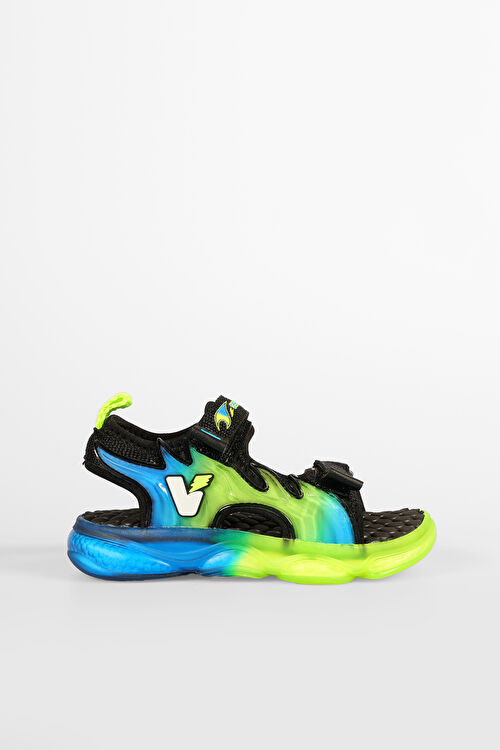 Vicco Jack Işıklı Erkek Bebek Siyah Sandalet 332.B25Y.256-02 | Vicco