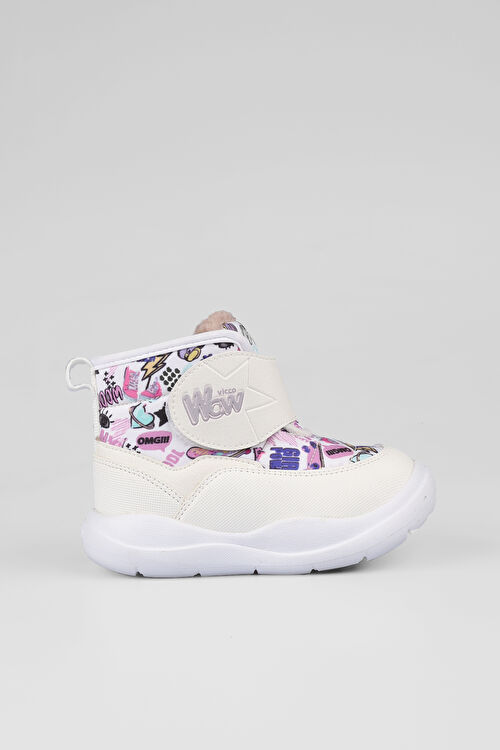 Vicco Santo Hafif Kız Okul Öncesi Beyaz Bot 943.P23K.367-11 | Vicco