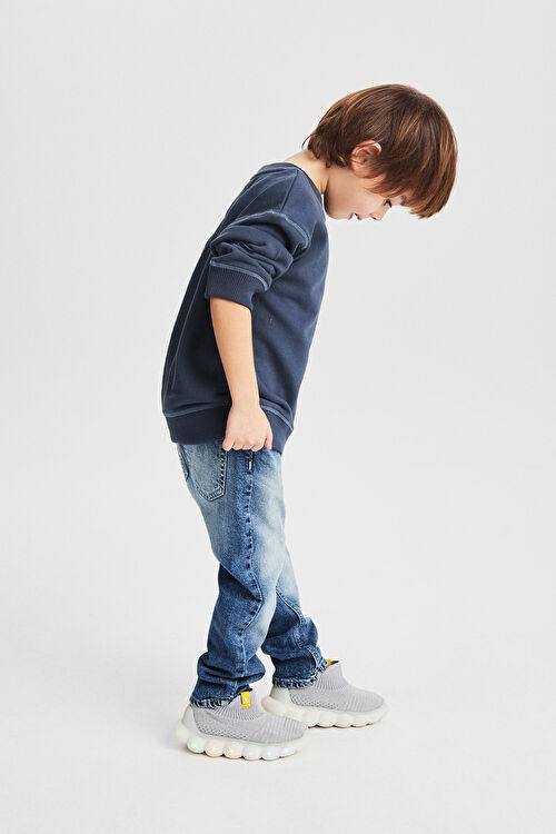 Vicco Bomb Işıklı Erkek Bebek Gri Spor Ayakkabı 346.B25Y.208-18 | Vicco