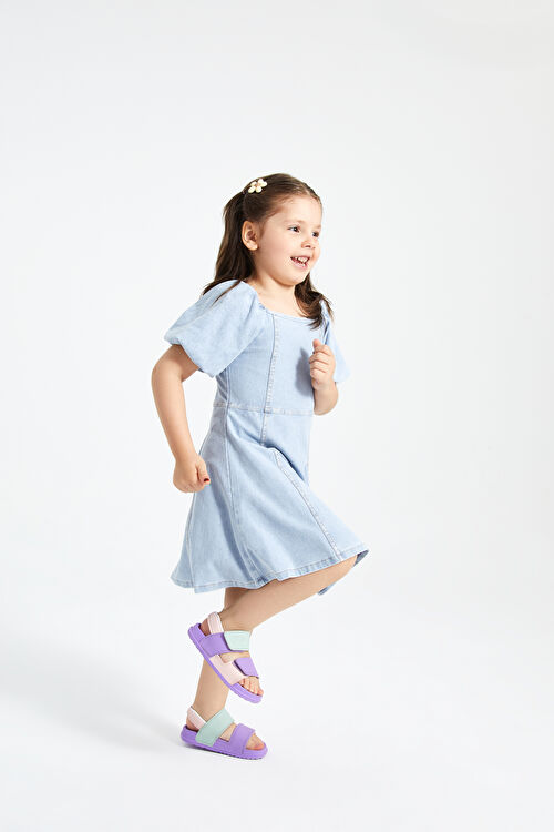 Vicco Krixi Hafif Kız Çocuk Lila Sandalet 321.F23Y.252-16 | Vicco