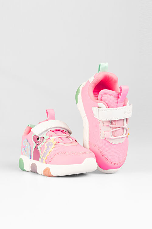 Vicco Number Işıklı Kız Bebek Pembe Spor Ayakkabı 346.B25Y.160-06 | Vicco