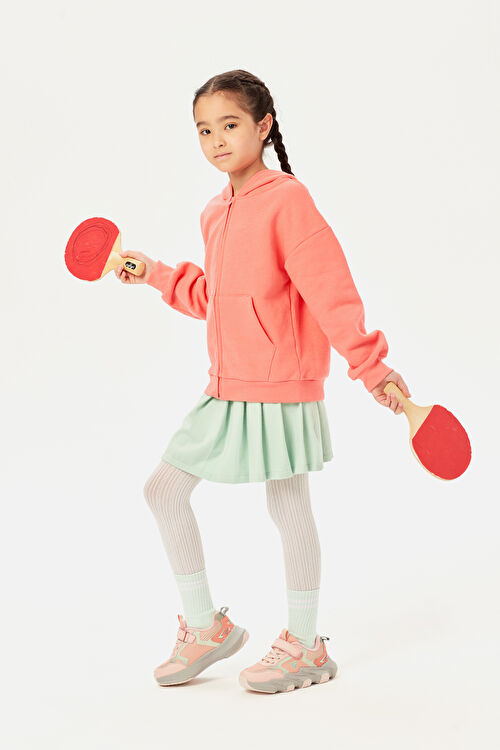 Vicco Space Kürklü Kız Okul Öncesi Pudra Outdoor 346.P25K.238-114 | Vicco