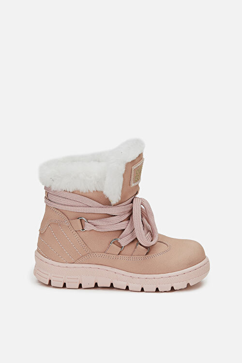 Vicco Kappa Kürklü Kız Okul Öncesi Pudra Bot 946.P20K.222-114 | Vicco