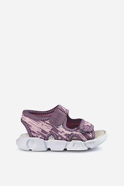 Vicco Kuki Hafif Kız Çocuk Mürdüm Sandalet 332.F21Y.187-119 | Vicco