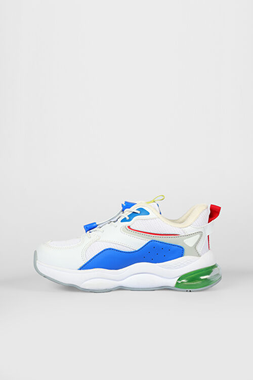 Vicco Hoshi Basic Erkek Çocuk Beyaz/Saks Mavi Spor Ayakkabı