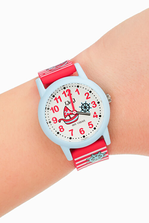 QQ Saat Ahoy Analog Aksesuar Kırmızı Saat V23A-018VY-03 | Vicco