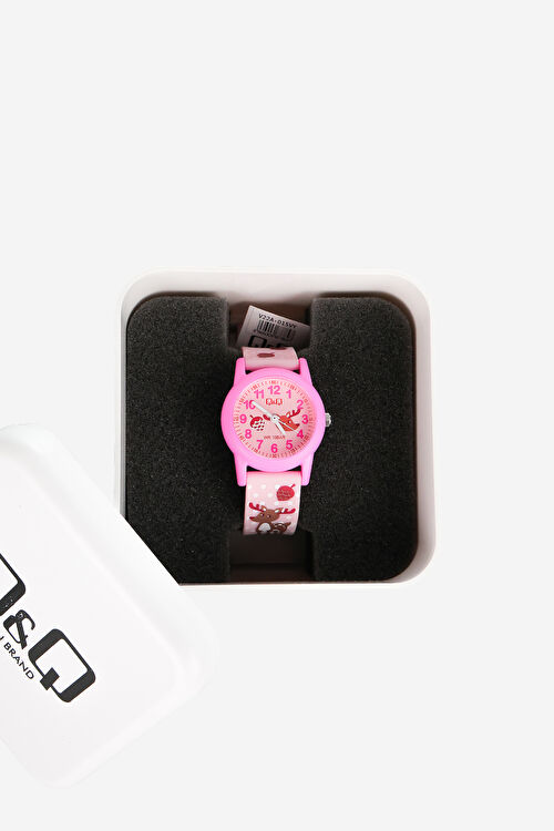 QQ Saat Deer Analog Aksesuar Pudra Saat V22A-015VY-114 | Vicco