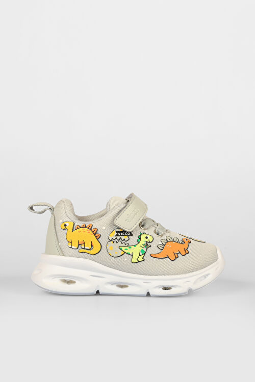 Vicco Dino Işıklı Unisex Bebek Gri Spor Ayakkabı 346.B25Y.171-18 | Vicco