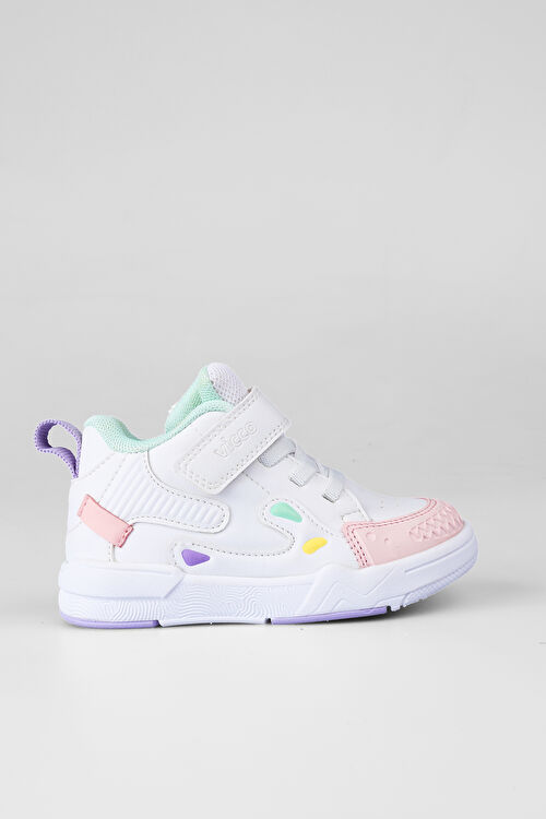 Vicco Nita Hafif Kız Bebek Beyaz/Pembe Sneaker 946.B25K.439-1106 | Vicco