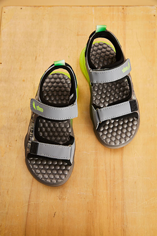 Vicco Felipe Işıklı Erkek Bebek Gri Sandalet 332.B25Y.255-18 | Vicco