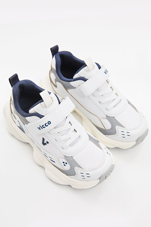 Vicco Tag Basic Erkek Bebek Beyaz Spor Ayakkabı 346.B25Y.202-11 | Vicco
