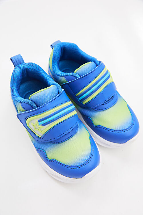 Vicco Kita II Işıklı Erkek Bebek Saks Mavi Spor Ayakkabı 346.B25Y.163-05 | Vicco