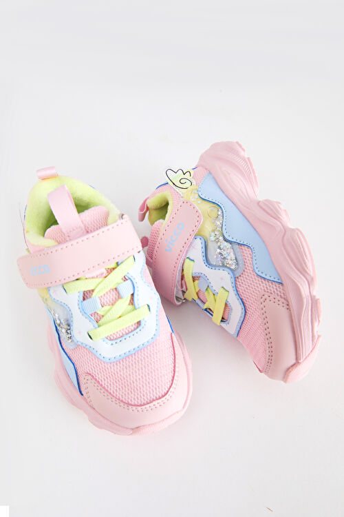 Vicco Kimmy Hafif Kız Okul Öncesi Pudra Spor Ayakkabı 346.P24K.309-114 | Vicco