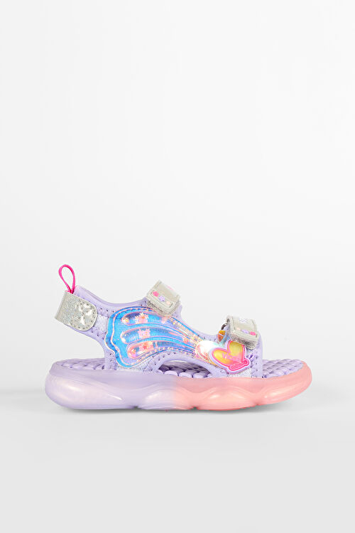 Vicco Can Işıklı Kız Bebek Lila Sandalet 332.B25Y.254-16 | Vicco