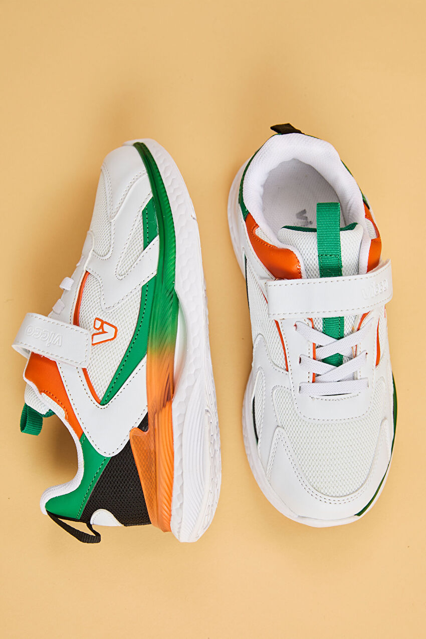 Vicco Massa Hafif Erkek Çocuk Beyaz/Siyah Sneaker