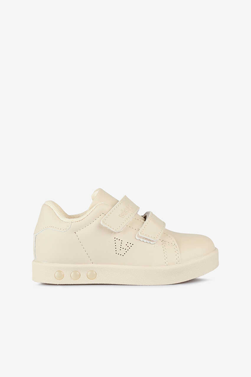 Vicco Oyo Işıklı Unisex Bebek Bej Sneaker
