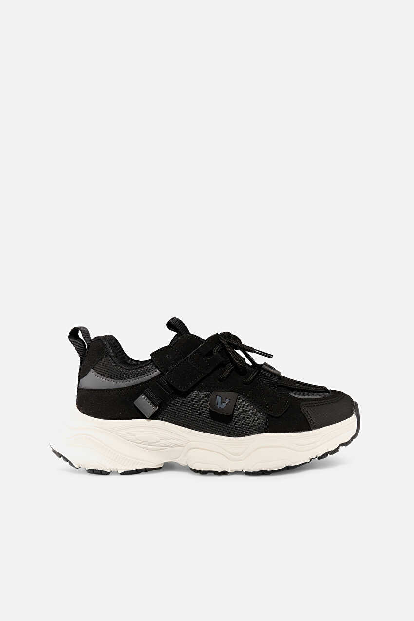 Vicco Ceni Basic Unisex Çocuk Siyah Spor Ayakkabı