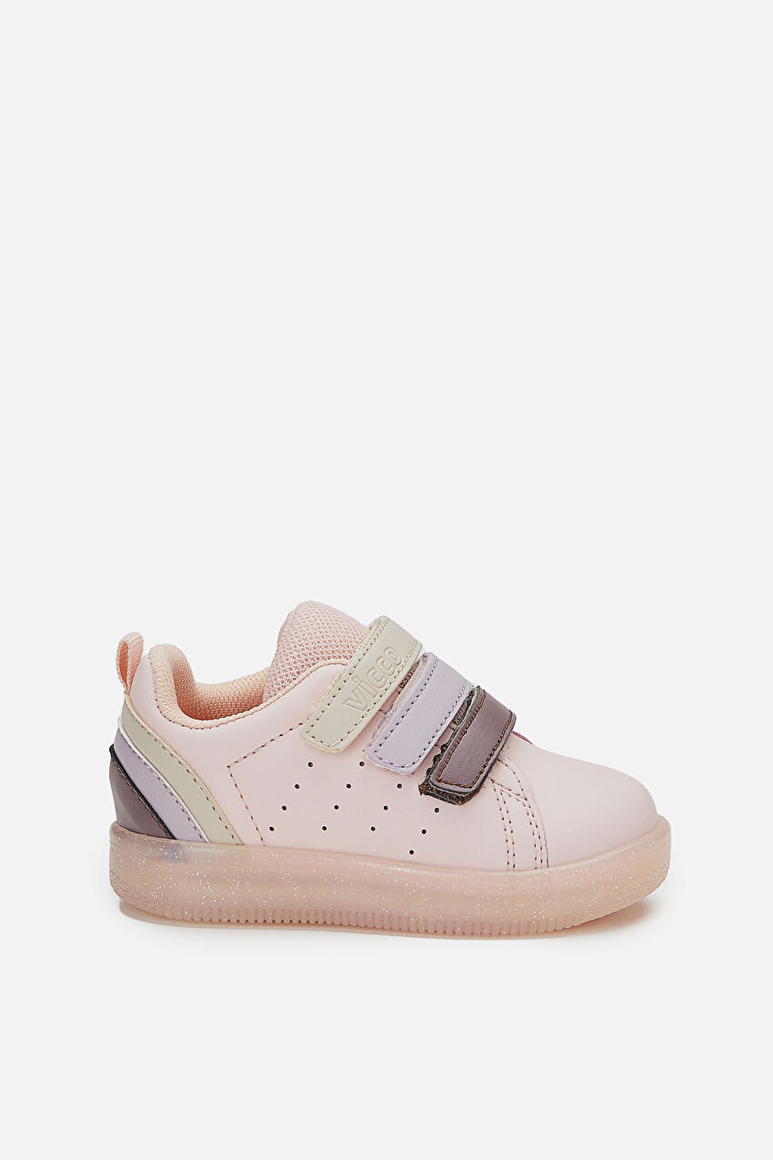 Vicco Sun Işıklı Kız Bebek Pudra Sneaker