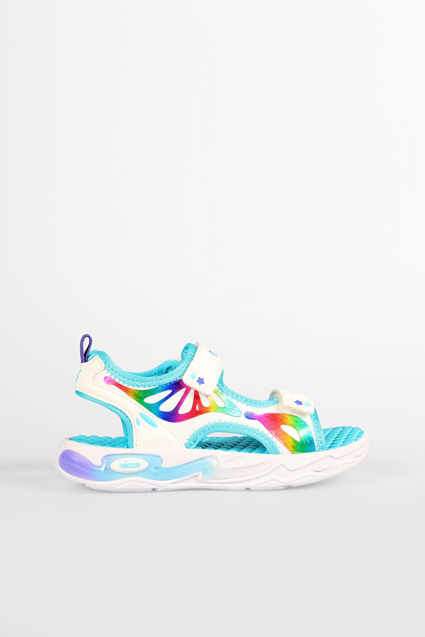 Vicco But Işıklı Kız Okul Öncesi Beyaz Sandalet