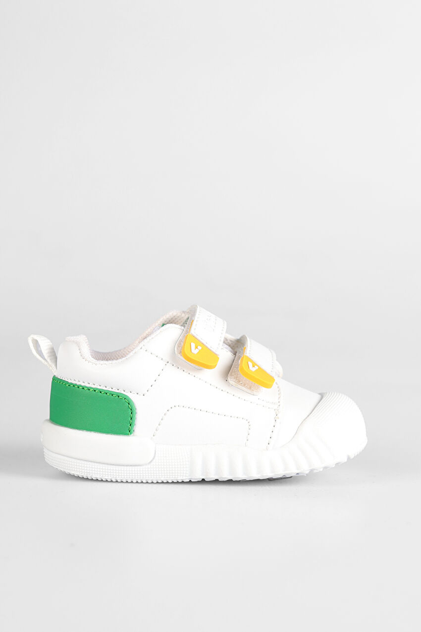 Vicco Forum Hafif Unisex İlk Adım Beyaz/Yeşil Günlük Ayakkabı