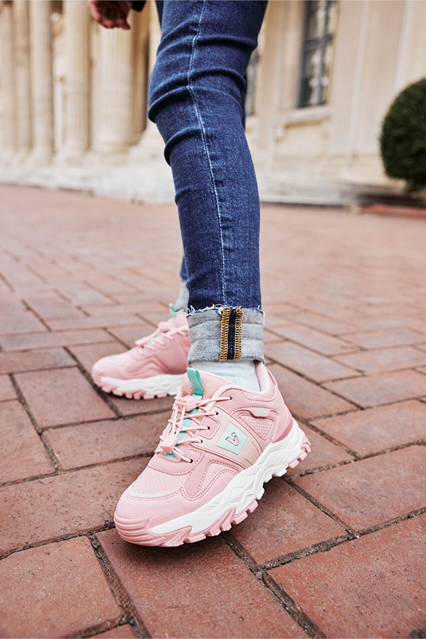 Vicco Kobalt Hafif Kız Çocuk Pudra Spor Ayakkabı