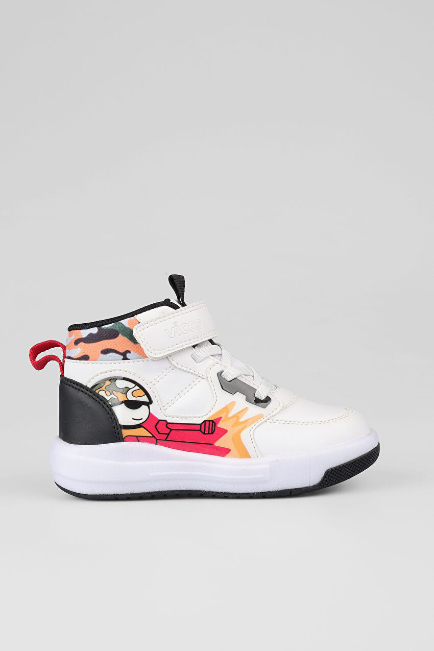 Vicco Dragus Işıklı Erkek Okul Öncesi Beyaz Bot